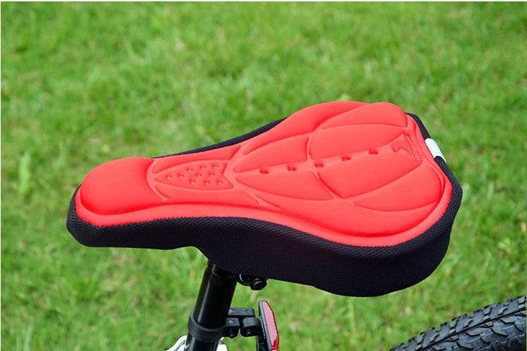 Mountain Bike Saddle Cover Thick Breathable Super Soft Bicycle Saddle Silicone Sponge Bike Seat Sports Bike Seat Cover Padded Bike Seat Cushion Bicycle Saddle Pad For Women Men With Hollow Design