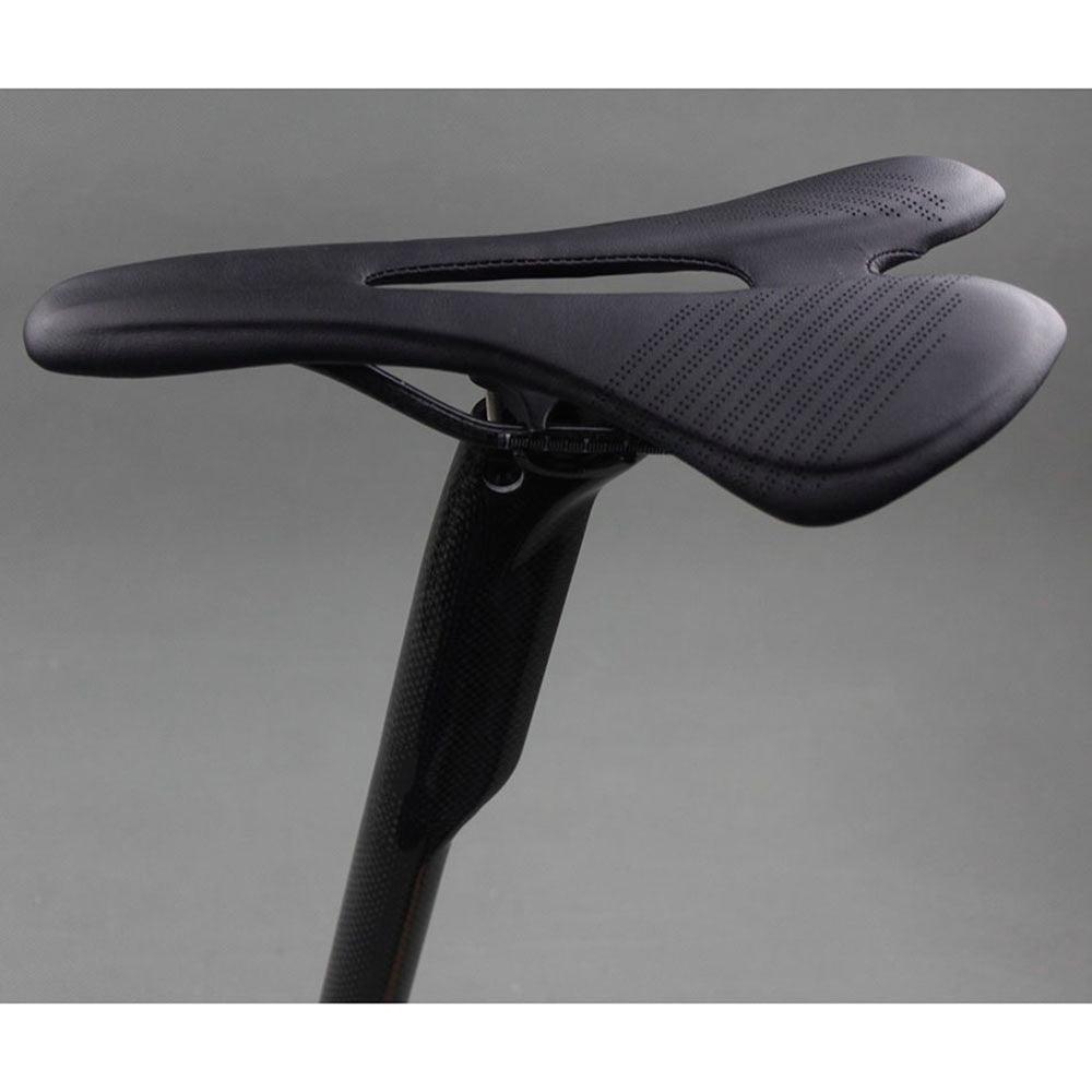 Comfort Wide Bicycle Seat Carbon Fiber Bike Saddle Seat Cycling Carbon Fiber Bike Seat Saddle Ultra-Light Mountain Bicycle Road Bike Saddle Replacement Accessory Comfortable Cushion With Rail Mountain Road Bicycle