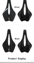 Bicycle Saddle Soft Thick Mountain Road Bike Wide Seat Cushion Bike Carbon Saddle Seat Ergonomics Design Fit Comfort Bike Saddle With Foam Breathable Soft Bicycle Cushion For Women Men