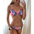 Fashion Women Swimsuit Swimwear Women Two Piece Swimsuit Swimwear Halter String Triangle Bikini Sets Women Two Piece Bathing Suit Bikinis Beachwear Beach Swimwear