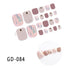 Nail Art Full Cover Self Adhesive Stickers Polish Foils Tips Wraps Solid color Shiny Nail Decals Manicure 3D Nail Art Stickers Decal Slider Template Diy Nail Tool Decorations Nail Art Design Self Adhesive Luxury Designer Nail Sticker