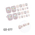 Nail Art Full Cover Self Adhesive Stickers Polish Foils Tips Wraps Solid color Shiny Nail Decals Manicure 3D Nail Art Stickers Decal Slider Template Diy Nail Tool Decorations Nail Art Design Self Adhesive Luxury Designer Nail Sticker