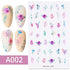 3D Nail Stickers Decals Ink Watermark Spring Summer Black Lines Flower Leaf Tree For Manicures Nail Art Decoration Nail Art Stickers Decor Tip Transfer Nail Decals Sticker For Pretty Girl Self-Adhesive Nail Decals Designer Nail Stickers for Acrylic