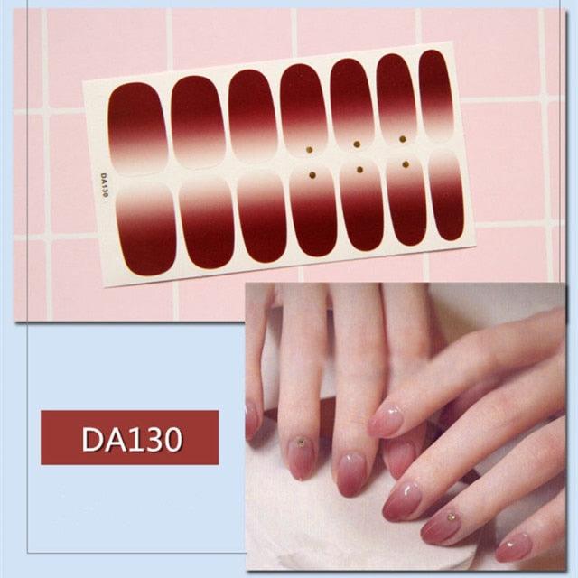 Nail Wraps Polish Decals Strips Golden Glitter 3D Adhesive Full Nail Art Stickers Manicure Kits Women Nail Decorations Accessories Metal Curve Stripe Lines Design Letter Nail Sticker Adhesive Decoration Template Nail Tool Decorations