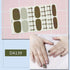 Nail Wraps Polish Decals Strips Golden Glitter 3D Adhesive Full Nail Art Stickers Manicure Kits Women Nail Decorations Accessories Metal Curve Stripe Lines Design Letter Nail Sticker Adhesive Decoration Template Nail Tool Decorations