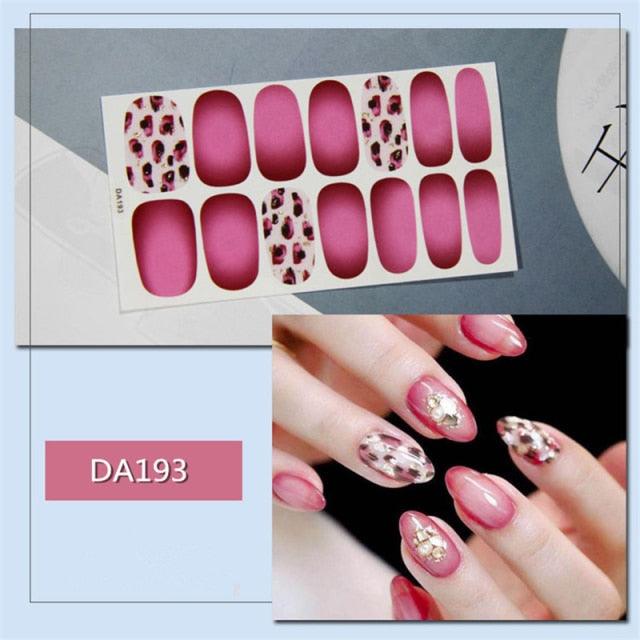 Nail Wraps Polish Decals Strips Golden Glitter 3D Adhesive Full Nail Art Stickers Manicure Kits Women Nail Decorations Accessories Metal Curve Stripe Lines Design Letter Nail Sticker Adhesive Decoration Template Nail Tool Decorations