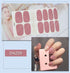 Nail Wraps Polish Decals Strips Golden Glitter 3D Adhesive Full Nail Art Stickers Manicure Kits Women Nail Decorations Accessories Metal Curve Stripe Lines Design Letter Nail Sticker Adhesive Decoration Template Nail Tool Decorations