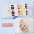 Nail Wraps Polish Decals Strips Golden Glitter 3D Adhesive Full Nail Art Stickers Manicure Kits Women Nail Decorations Accessories Metal Curve Stripe Lines Design Letter Nail Sticker Adhesive Decoration Template Nail Tool Decorations