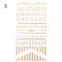 Black White 3D Nail Stickers Metal Gold Silver Geometric Tassel Strip Line Adhesive Transfer Decals Nail Art Design  Gold Silver Metal Nail Sticker  Metallic Curve Strip Line Nail Decal Self-Adhesive 3D Wave Design Nail Tips Decorations Manicure for Women