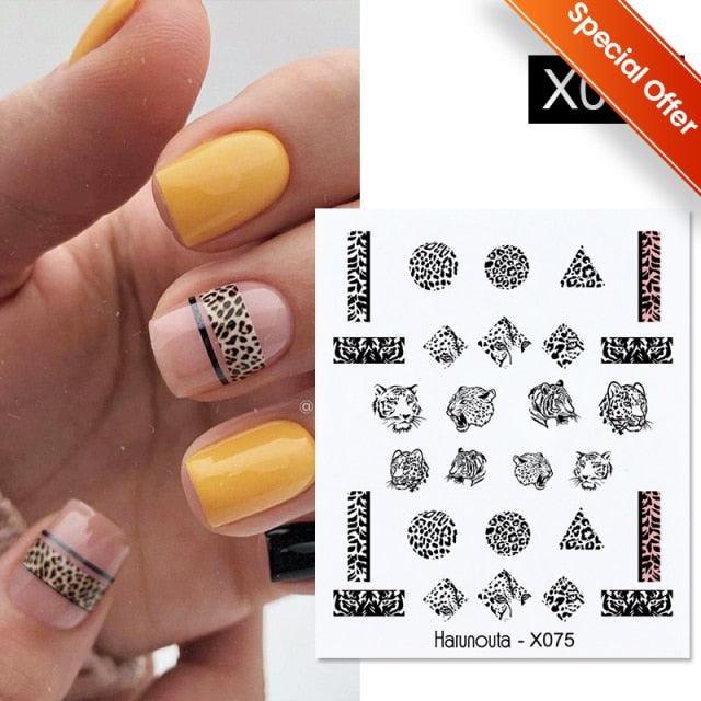 Black White 3D Nail Stickers Metal Gold Silver Geometric Tassel Strip Line Adhesive Transfer Decals Nail Art Design  Gold Silver Metal Nail Sticker  Metallic Curve Strip Line Nail Decal Self-Adhesive 3D Wave Design Nail Tips Decorations Manicure for Women