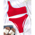 Women One-Shoulder Bikini Swimsuit Women Push Up Swimwear Women's Bathing Suit Comfortable Bikini Ribbed Two Piece Swimsuit Bikini Set Summer Bathing Suit Beach Wear Swimming Suit - ALLURELATION - 519, Beach bikini, Beach Wear, bikini, Bikini Swimsuit, classic bikini, comfortable bikini, Fashion bikini, Modern bikini, new design bikini, Push Up Swimwear, retro bikini, Ribbed bikini, Solid Bikini, stylish bikini, Summer bikini, swimwear, Two Piece Swimsuit, Women bikini, Women's Bathing Suit - Stevvex.com