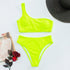 Women One-Shoulder Bikini Swimsuit Women Push Up Swimwear Women's Bathing Suit Comfortable Bikini Ribbed Two Piece Swimsuit Bikini Set Summer Bathing Suit Beach Wear Swimming Suit - ALLURELATION - 519, Beach bikini, Beach Wear, bikini, Bikini Swimsuit, classic bikini, comfortable bikini, Fashion bikini, Modern bikini, new design bikini, Push Up Swimwear, retro bikini, Ribbed bikini, Solid Bikini, stylish bikini, Summer bikini, swimwear, Two Piece Swimsuit, Women bikini, Women's Bathing Suit - Stevvex.com