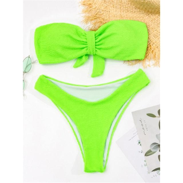 Women One-Shoulder Bikini Swimsuit Women Push Up Swimwear Women's Bathing Suit Comfortable Bikini Ribbed Two Piece Swimsuit Bikini Set Summer Bathing Suit Beach Wear Swimming Suit - ALLURELATION - 519, Beach bikini, Beach Wear, bikini, Bikini Swimsuit, classic bikini, comfortable bikini, Fashion bikini, Modern bikini, new design bikini, Push Up Swimwear, retro bikini, Ribbed bikini, Solid Bikini, stylish bikini, Summer bikini, swimwear, Two Piece Swimsuit, Women bikini, Women's Bathing Suit - Stevvex.com