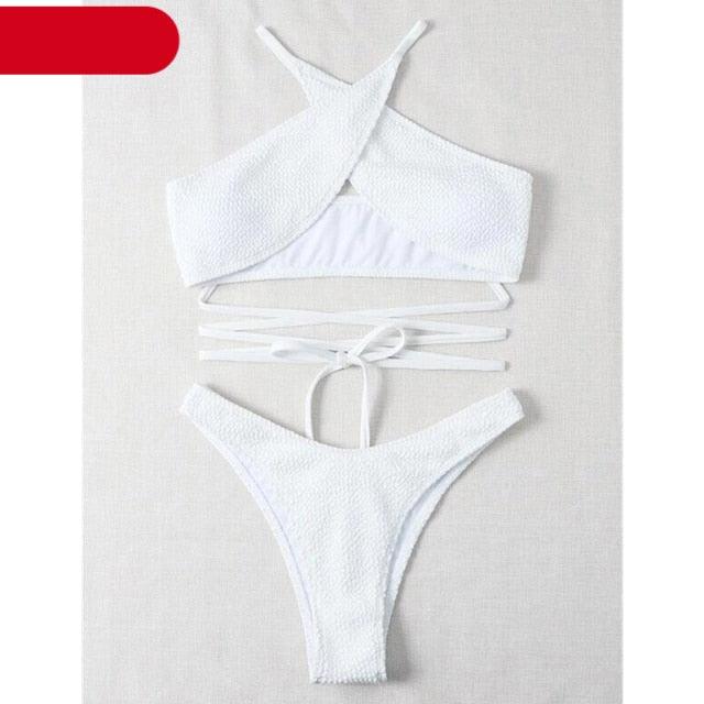 Women One-Shoulder Bikini Swimsuit Women Push Up Swimwear Women's Bathing Suit Comfortable Bikini Ribbed Two Piece Swimsuit Bikini Set Summer Bathing Suit Beach Wear Swimming Suit - ALLURELATION - 519, Beach bikini, Beach Wear, bikini, Bikini Swimsuit, classic bikini, comfortable bikini, Fashion bikini, Modern bikini, new design bikini, Push Up Swimwear, retro bikini, Ribbed bikini, Solid Bikini, stylish bikini, Summer bikini, swimwear, Two Piece Swimsuit, Women bikini, Women's Bathing Suit - Stevvex.com