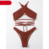 Women One-Shoulder Bikini Swimsuit Women Push Up Swimwear Women's Bathing Suit Comfortable Bikini Ribbed Two Piece Swimsuit Bikini Set Summer Bathing Suit Beach Wear Swimming Suit - ALLURELATION - 519, Beach bikini, Beach Wear, bikini, Bikini Swimsuit, classic bikini, comfortable bikini, Fashion bikini, Modern bikini, new design bikini, Push Up Swimwear, retro bikini, Ribbed bikini, Solid Bikini, stylish bikini, Summer bikini, swimwear, Two Piece Swimsuit, Women bikini, Women's Bathing Suit - Stevvex.com