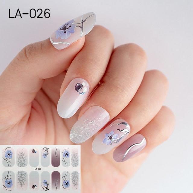 Toe Nail Sticker Wraps Adhesive Decals Toenail Polish Strips DIY Pedicure Foot Decals Manicure Strips Decals Full Wraps Women Glitter Toenail Nail Polish Strips Decals Full Wraps Self Adhesive Toe Nail Tip Full Toe Nail Wraps Feet Decorations