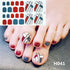 Toe Nail Sticker Wraps Adhesive Decals Toenail Polish Strips DIY Pedicure Foot Decals Manicure Strips Decals Full Wraps Women Glitter Toenail Nail Polish Strips Decals Full Wraps Self Adhesive Toe Nail Tip Full Toe Nail Wraps Feet Decorations