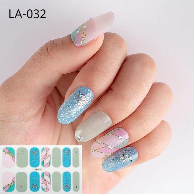 Toe Nail Sticker Wraps Adhesive Decals Toenail Polish Strips DIY Pedicure Foot Decals Manicure Strips Decals Full Wraps Women Glitter Toenail Nail Polish Strips Decals Full Wraps Self Adhesive Toe Nail Tip Full Toe Nail Wraps Feet Decorations