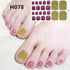 Toe Nail Sticker Wraps Adhesive Decals Toenail Polish Strips DIY Pedicure Foot Decals Manicure Strips Decals Full Wraps Women Glitter Toenail Nail Polish Strips Decals Full Wraps Self Adhesive Toe Nail Tip Full Toe Nail Wraps Feet Decorations