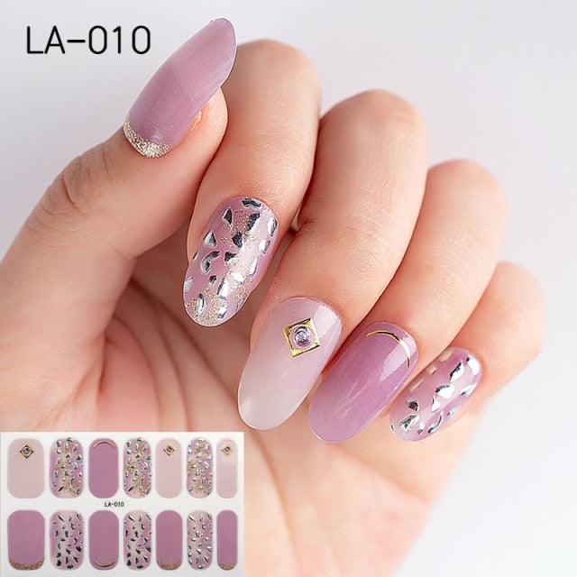 Toe Nail Sticker Wraps Adhesive Decals Toenail Polish Strips DIY Pedicure Foot Decals Manicure Strips Decals Full Wraps Women Glitter Toenail Nail Polish Strips Decals Full Wraps Self Adhesive Toe Nail Tip Full Toe Nail Wraps Feet Decorations