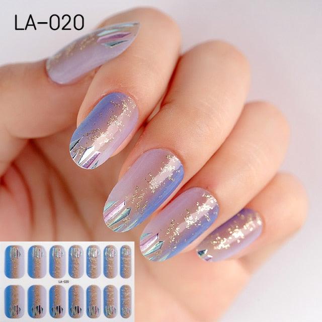 Toe Nail Sticker Wraps Adhesive Decals Toenail Polish Strips DIY Pedicure Foot Decals Manicure Strips Decals Full Wraps Women Glitter Toenail Nail Polish Strips Decals Full Wraps Self Adhesive Toe Nail Tip Full Toe Nail Wraps Feet Decorations