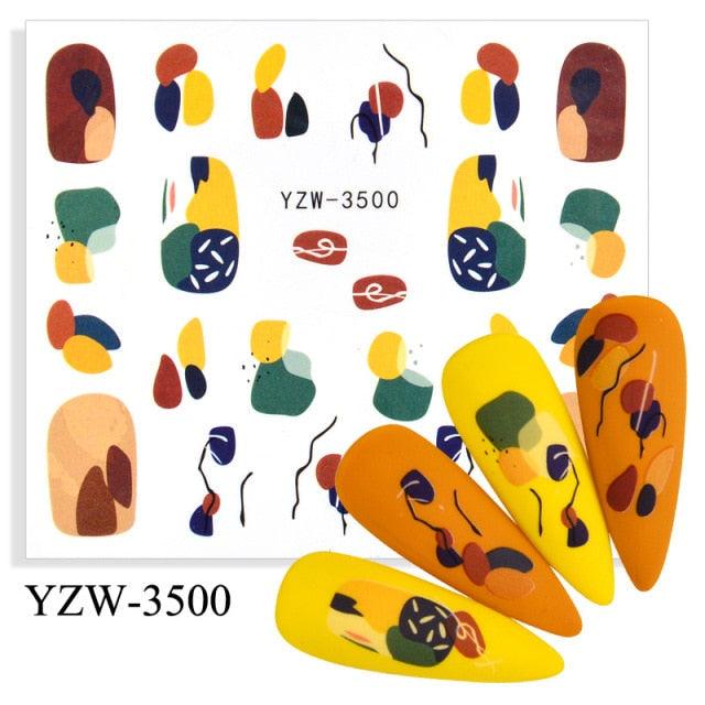 Avocado Fruit Transfer Nail Stickers Charms Winter Water Sticker For Nails Sliders Character Image Tattoo Decal Decoration Cute Summer Nail Art Stickers Summer Fruit Stickers on Nails Unicorn Banana Cherry Avocado Dog Strawberry Nail Art Decals