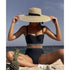 Bikini New 2 Piece Women Swimsuit Women's High Waist Bikini Set Fashion Puff Sleeve Swimwear Set Bathing Suits Solid Color Short Puff Sleeve Summer High Waist Cut Backless Bathing Suit Beachwear