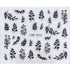 Nail Stickers for Manicure Nail Sticker Sliders For Nails Decal Self-adhesive Nails Figures Transfer Black Accessories Sliders Manicure Decoration 3D Nail Supplies Holographic Decals Transfer Sliders Nail Design Manicures Nail Self-Adhesive Sticker