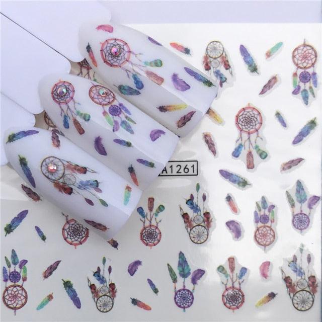 Sliders For Nails Winter Nail Stickers Elk Wolf Animal Sticker Figure Art Transfer Flowers Butterflies Watermark Water Slider Art Nail Stickers Sexy Girl Designs Comics Water Transfer Decals Manicure Lips Nail Art Decorations Slider Nail Art Stickers