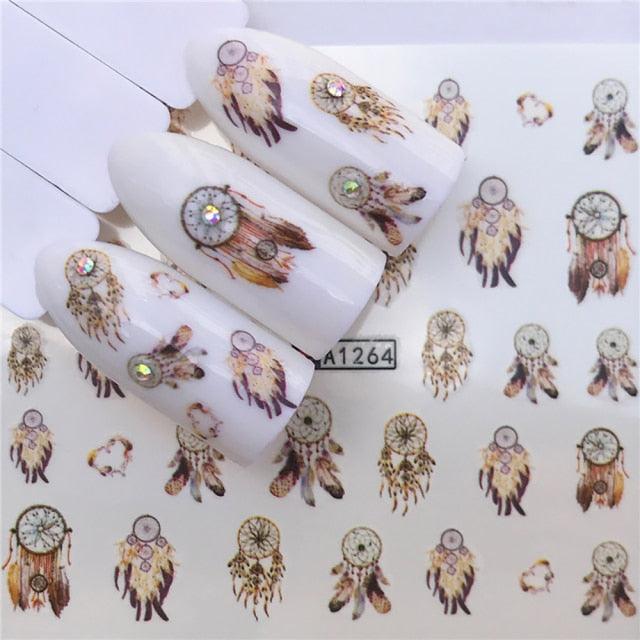 Sliders For Nails Winter Nail Stickers Elk Wolf Animal Sticker Figure Art Transfer Flowers Butterflies Watermark Water Slider Art Nail Stickers Sexy Girl Designs Comics Water Transfer Decals Manicure Lips Nail Art Decorations Slider Nail Art Stickers