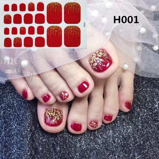 Flake Nail Art Sticker Strawberry Glitter Nail Cover Multicolor Nail Art Full Adhesive Sticker Tips Manicure Nail Art Stickers Decals Women Metal Golden Line Nail Full Nail Wraps for Women Nail Art with Nail File Solid Color Nail Polish Strips Sticker