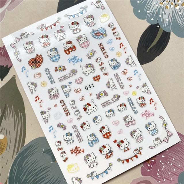 Cute rabbit Cute cat Japanese Justice Girl 3D Back Glue Nail Sticker Nail Decoration Nail Art Nail Ornament Self Adhesive Nail Decals for Nail Art Decoration Including Hearts Stars Letters Bowknot Leaves Flowers Plants Fruits Butterflies for Woman - ALLURELATION - 3D Decals, 3D Luminous, 3D Luminous Nail, 3D Nail, 3D Nail Art, 3d Nail Decal, 3D Nail Stickers, 3D Nail Supplies, 3D Self-Adhesive, 3D Self-Adhesive Nail, 554, Acrylic Nail Supplies, acrylic nails, Glue Nail, Nail Art, Nail Stickers - Stevvex.com