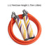 Weighted Jump Rope 8MM Skip Rope Non-Slip PU Power Handles PVC Adjustable Heavy Skipping Rope Non-Slip PU Handles Adjustable Heavy Jump Rope With Ball-Bearing Great For Build Muscle Improve Power Workout Fitness