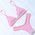 Micro Mini Bikini Swimwear Women Halter Push Up Bikini Set Padded Bra  Women's Underwired Triangle Bathing Two Pieces Swimsuit Bikini Set  Swimsuit Bandage Swim Suit