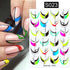 3D Nail Stickers Decals Ink Watermark Spring Summer Black Lines Flower Leaf Tree For Manicures Nail Art Decoration Nail Art Stickers Decor Tip Transfer Nail Decals Sticker For Pretty Girl Self-Adhesive Nail Decals Designer Nail Stickers for Acrylic