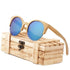 Elegant Wooden Design Classic Sunglasses Design Stylish Popular Wooden Sunglasses For Men & Women  Round Bamboo Glasses Mirror Sun Glasses Retro Glasses