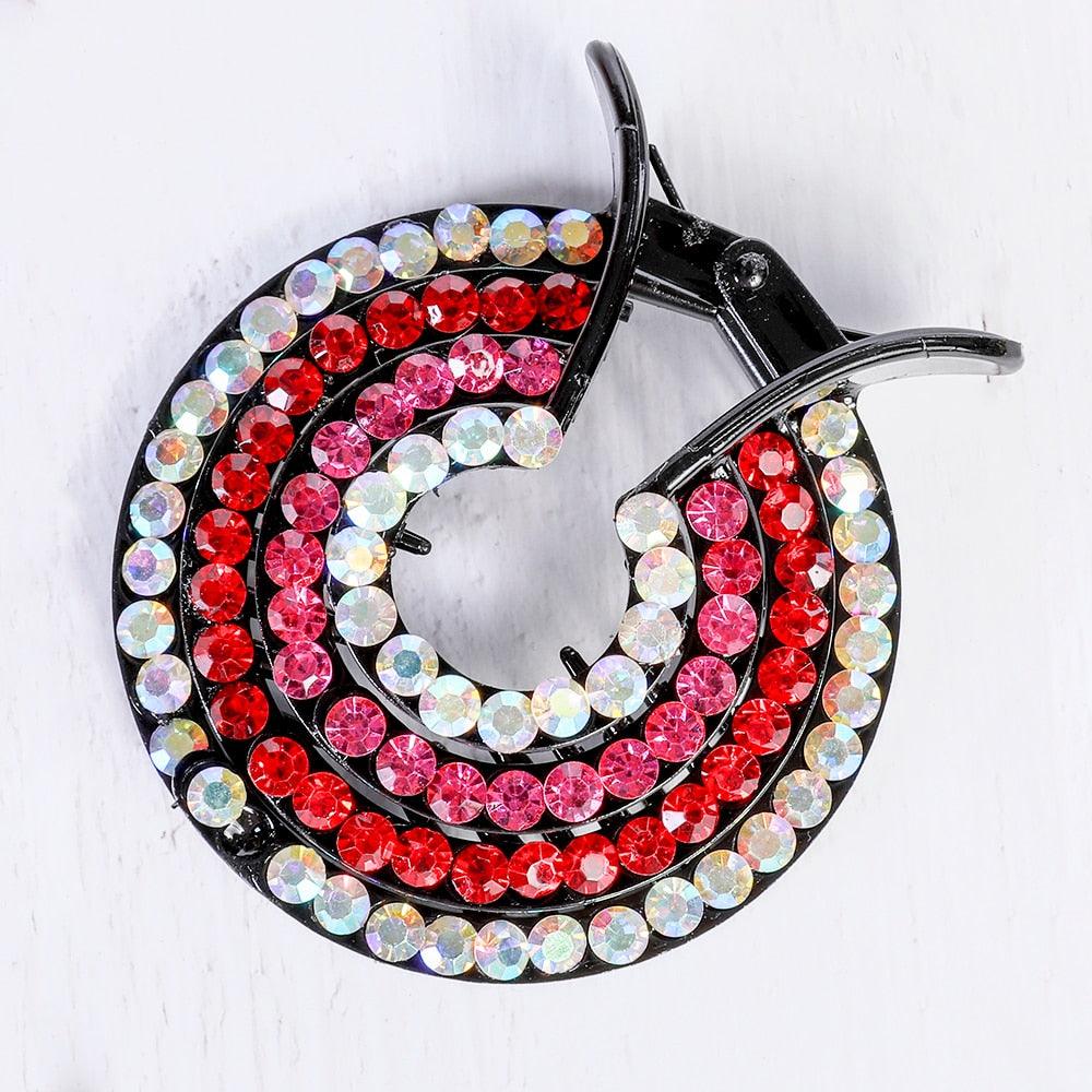 New Crystal Bird Nest Ponytail Holder Fair Crab Claw Clip Hairpin Rhinestone for Women Girls Accessories Barrettes Headwear Gorgeous Hair Accessories For Women