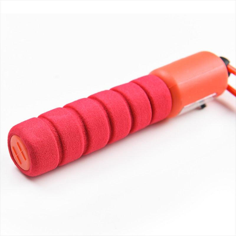 Professional Sponge Jump Rope With Electronic Counter Adjustable Fast Speed Counting Jump Skip Rope Sponge Jump Rope Electronic Counter Adjustable Fast Speed Counting Skipping Rope Wire Workout Equipments