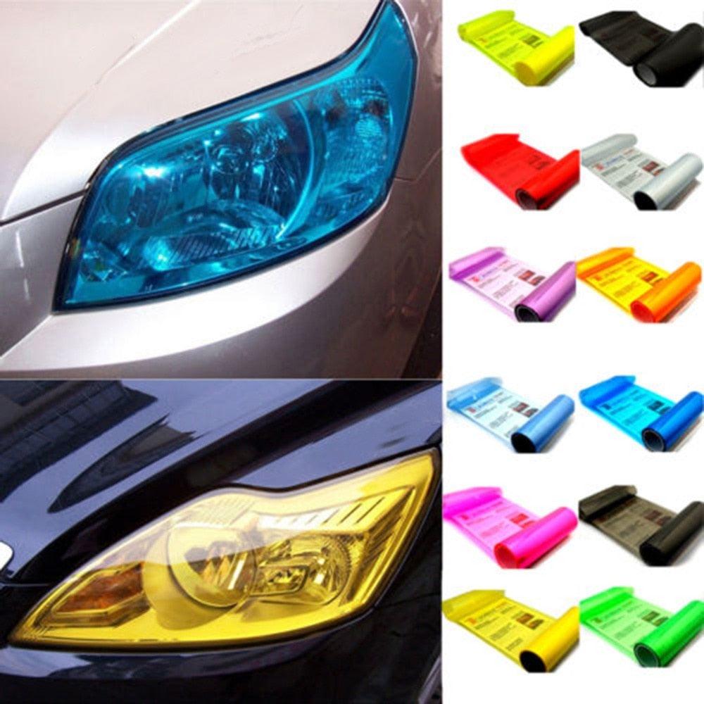 Promotion! 30x60cm Car Tint Fashion Headlight Taillight Fog Light Vinyl Smoke Film Sheet Sticker Cover Car Styling Self Adhesive Auto Car Tint Chrome Chameleon Headlight Taillight Fog Light Vinyl Smoke Film Sheet Sticker Cover For All Cars