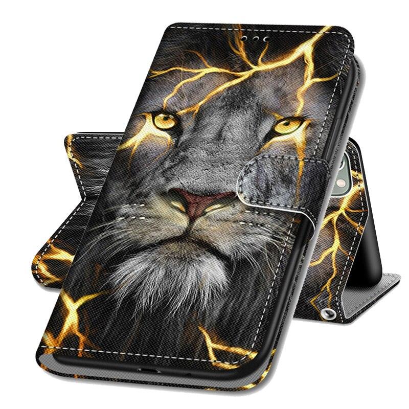 PU Leather Case 3D Creative Painted Design Function Wallet Case For Xiaomi Redmi 10 Flip Cover For Redmi10 A 10A 10Prime Redmi10A 5G Painted Case Phone Bags