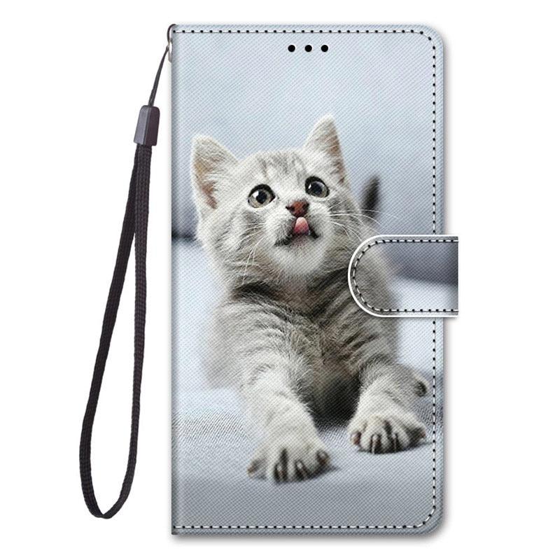 PU Leather Case 3D Creative Painted Design Kickstand Function and Credit Cards Slot Flip Phone Cover Redmi Note 11S Cover For Xiaomi Redmi Note 11S Case Painted Leather Flip Case for Xiaomi Redmi Note 11 Pro Note11 S Phone Cases