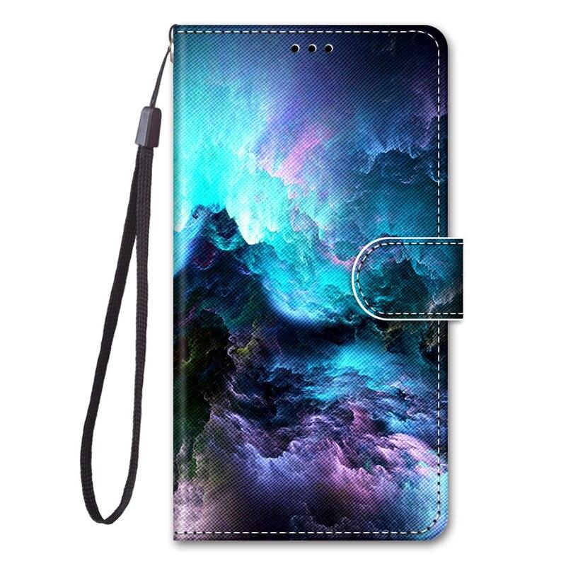 PU Leather Case 3D Creative Painted Design Kickstand Function and Credit Cards Slot Flip Phone Cover Redmi Note 11S Cover For Xiaomi Redmi Note 11S Case Painted Leather Flip Case for Xiaomi Redmi Note 11 Pro Note11 S Phone Cases