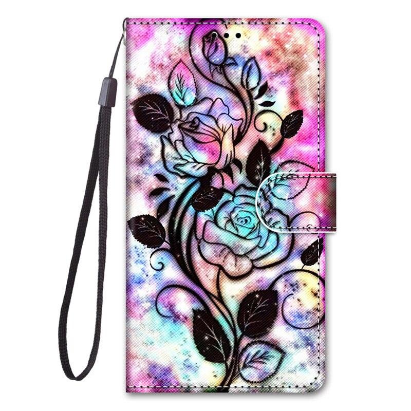 PU Leather Case 3D Creative Painted Design Kickstand Function and Credit Cards Slot Flip Phone Cover Redmi Note 11S Cover For Xiaomi Redmi Note 11S Case Painted Leather Flip Case for Xiaomi Redmi Note 11 Pro Note11 S Phone Cases