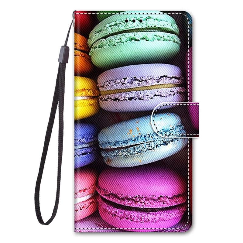 PU Leather Case 3D Creative Painted Design Kickstand Function and Credit Cards Slot Flip Phone Cover Redmi Note 11S Cover For Xiaomi Redmi Note 11S Case Painted Leather Flip Case for Xiaomi Redmi Note 11 Pro Note11 S Phone Cases