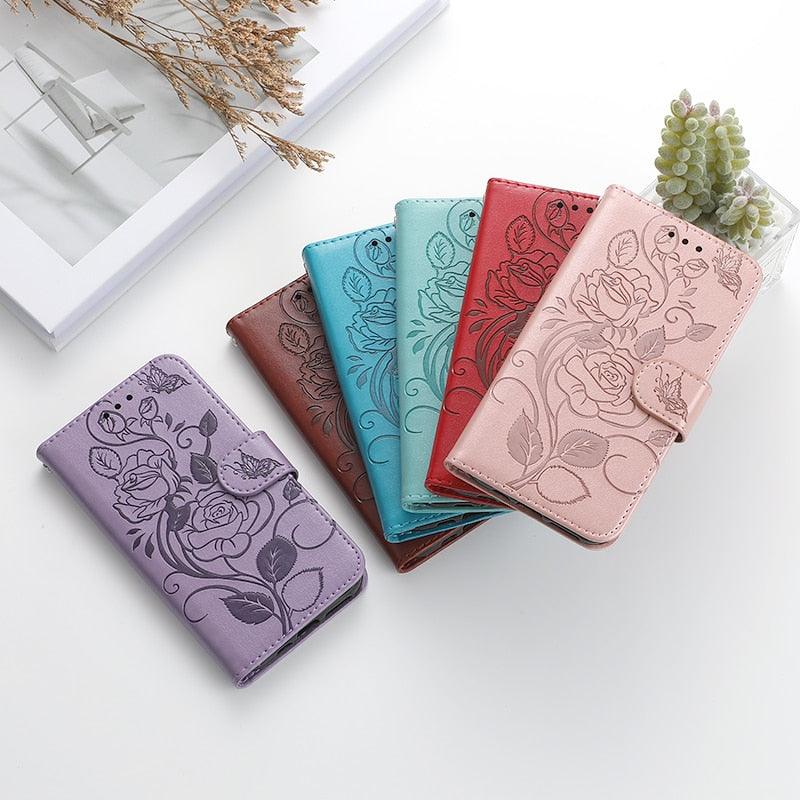 PU Leather Case For Xiaomi Redmi Note 11 10 Pro 9 8 7 Redmi 10 9A 9C 9T 8 8A 7A Mi POCO F3 X3 NFC X3 GT M3 Pro 5G Phone Cover Wallet Case with Card Holder Slot Magnetic Clasp Cover Premium Leather Protective Case for Xiaomi