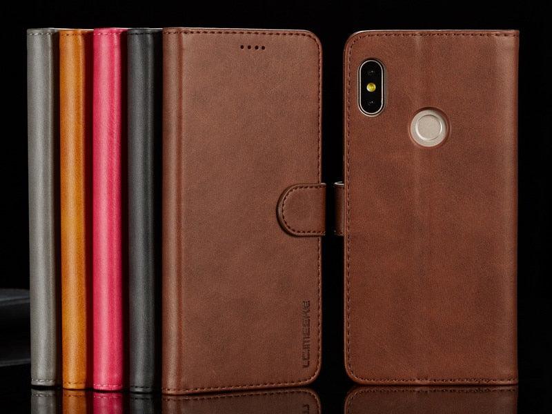 PU Leather Cover with RFID Blocking Card Holder Magnetic Clasp Folio Case For Xiaomi Redmi Note 5 Case Leather Wallet Luxury Cover Redmi Note 5 Pro 10 Pro 10s 9S 9 8 7 4 9T 10 5G 11 Case Flip Cover