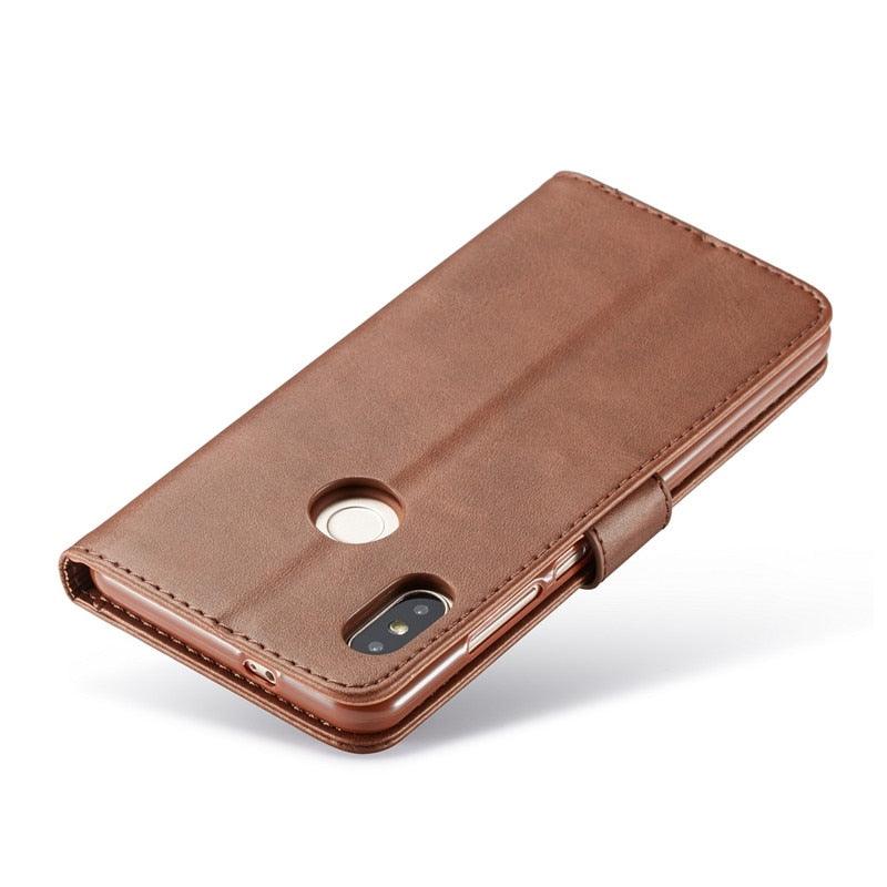 PU Leather Cover with RFID Blocking Card Holder Magnetic Clasp Folio Case For Xiaomi Redmi Note 5 Case Leather Wallet Luxury Cover Redmi Note 5 Pro 10 Pro 10s 9S 9 8 7 4 9T 10 5G 11 Case Flip Cover