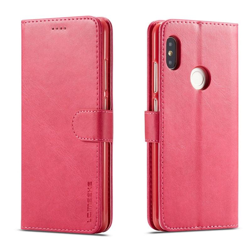 PU Leather Cover with RFID Blocking Card Holder Magnetic Clasp Folio Case For Xiaomi Redmi Note 5 Case Leather Wallet Luxury Cover Redmi Note 5 Pro 10 Pro 10s 9S 9 8 7 4 9T 10 5G 11 Case Flip Cover