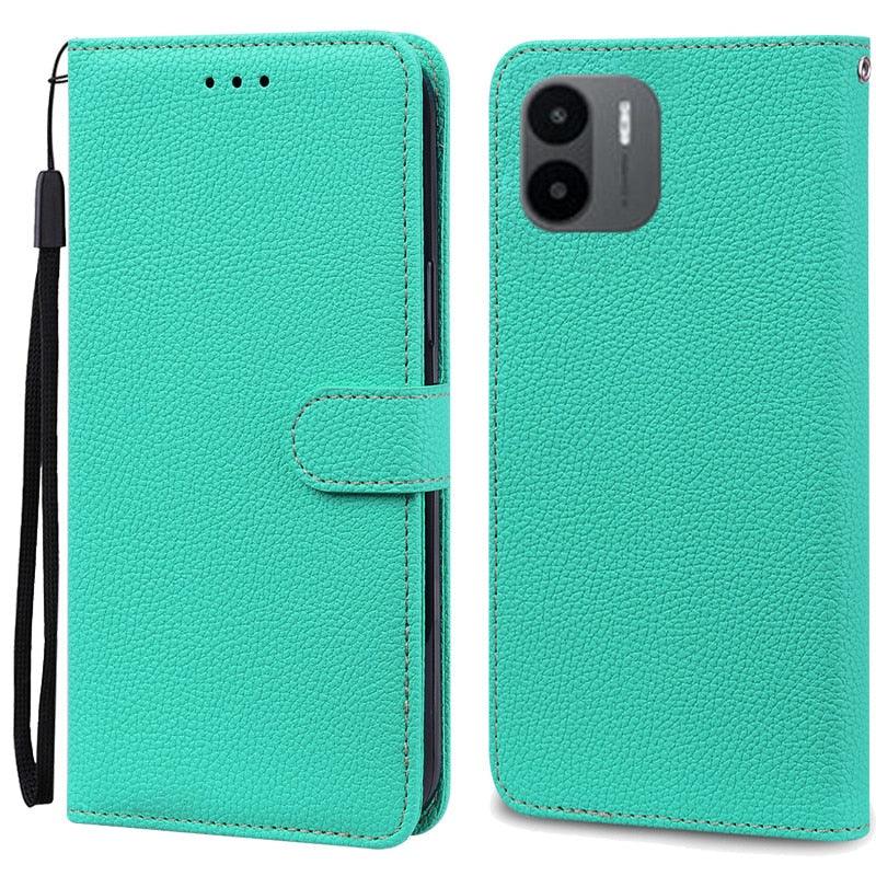 PU Leather Magnetic Cover with Shockproof Interior Bumper For Redmi A1 Case Xiaomi Redmi A1 Flip Wallet Leather Case For Xiaomi Redmi A1 RedmiA1 A 1 Book Phone Cover