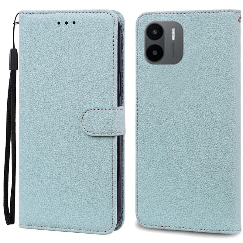 PU Leather Magnetic Cover with Shockproof Interior Bumper For Redmi A1 Case Xiaomi Redmi A1 Flip Wallet Leather Case For Xiaomi Redmi A1 RedmiA1 A 1 Book Phone Cover